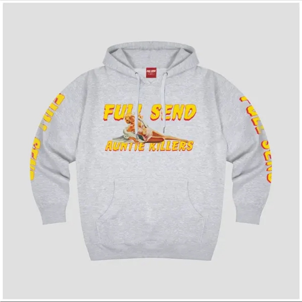 NELK Boys Full Send "Auntie Killers" Hoodie **RARE**
